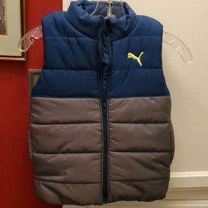 PUMA Boys puffer vest xs